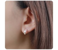 Stud Earring Semicircle STS-441